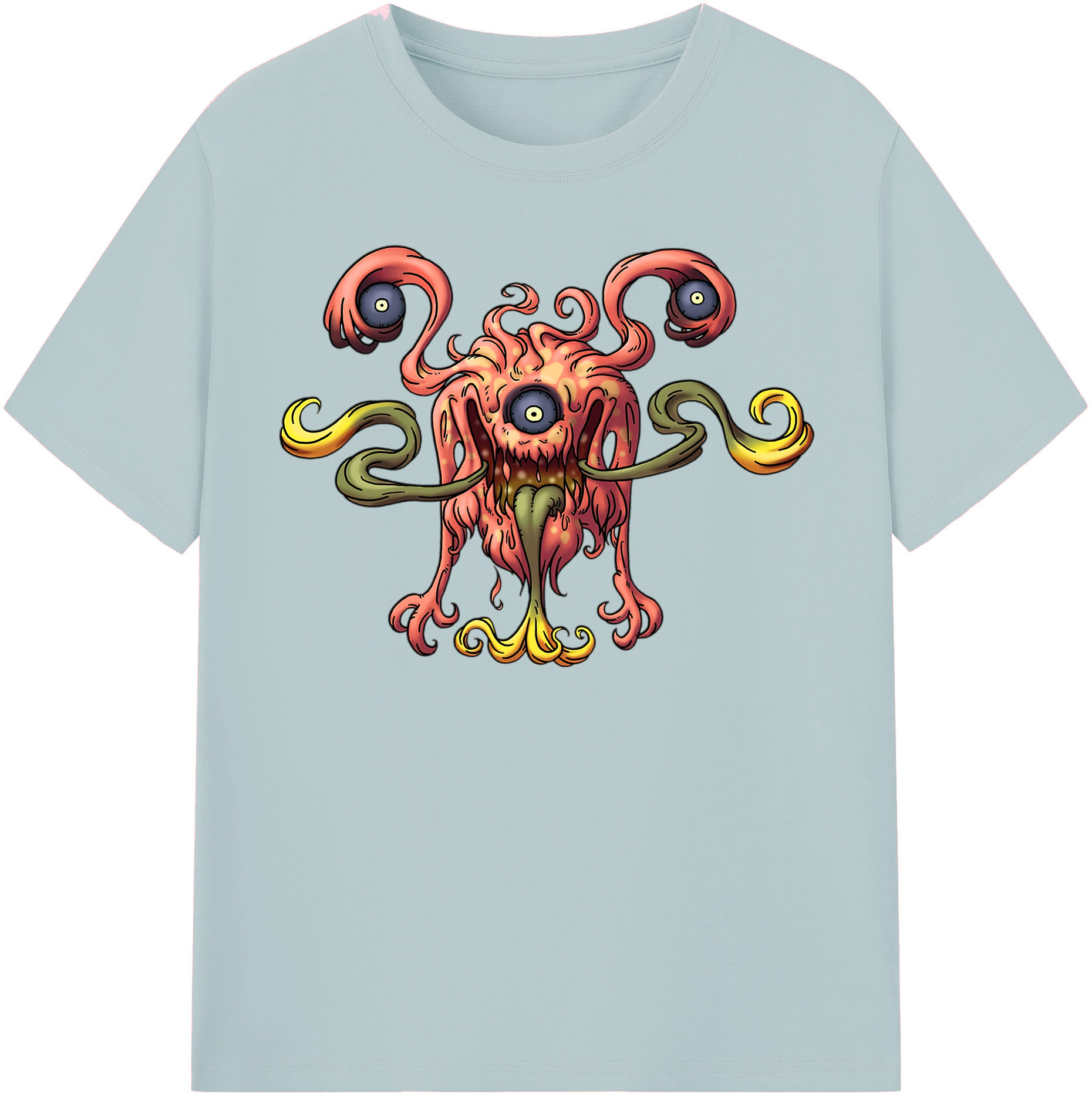 （画像用） ドラゴンクエスト Doragon Kuesuto Dragon Quest 綿100％半袖Tシャツ（フロントプリント）